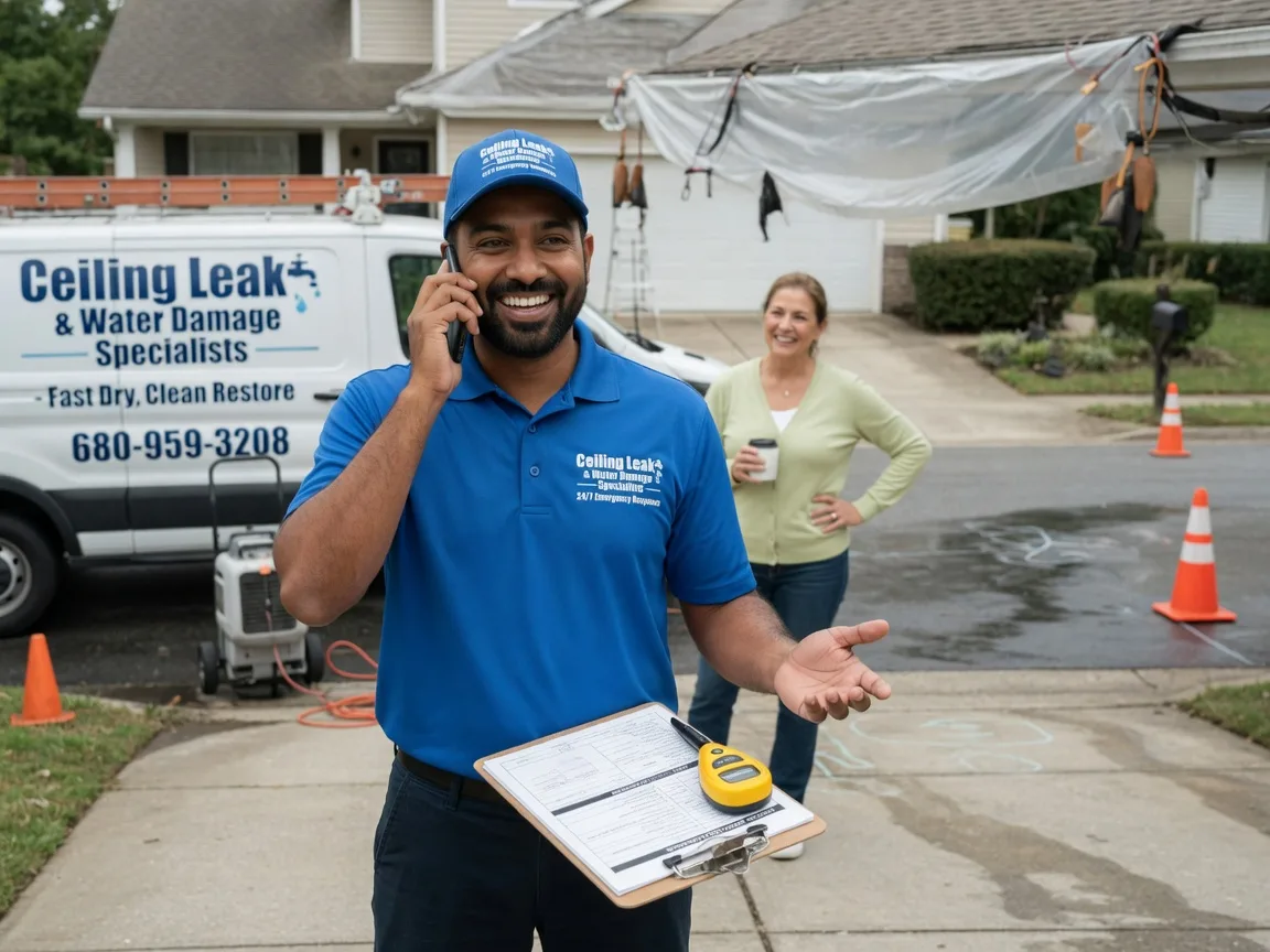 Ceiling Leak Cleanup Lowry, VA FAQs